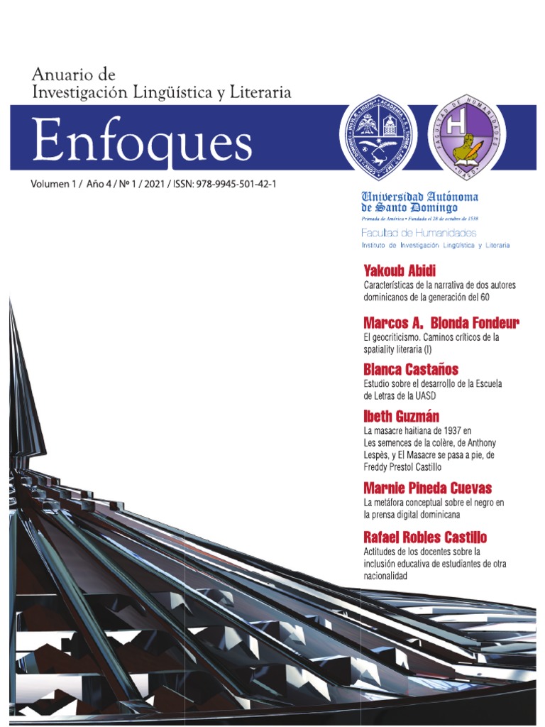 Revista Enfoques - Investigación Lingüística y Literaria 2021 | PDF |  Palabra | Verbo