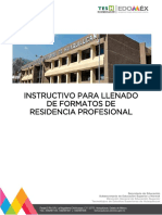 Instructivo Llenado Formatos Residencia