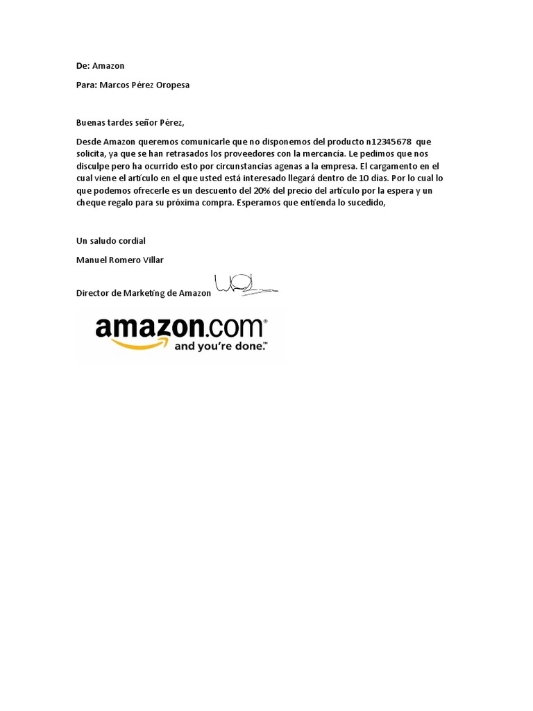 Compensación por retraso en Amazon | PDF | Derecho
