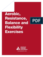Aerobik, Resistensi, Fleksibilitas
