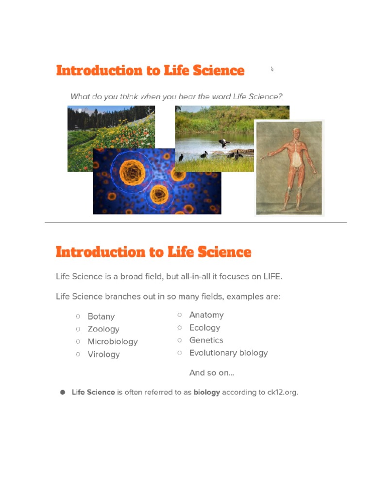 Life Science PDF