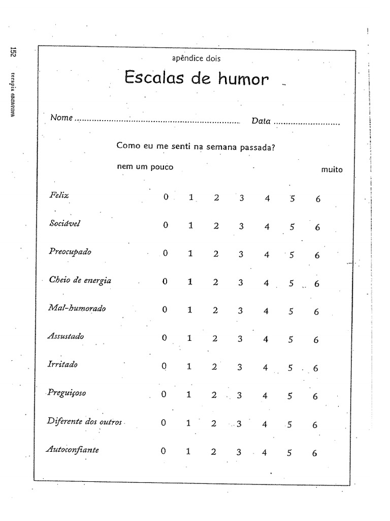 Cópia de - Escala de Humor Adolescente | PDF