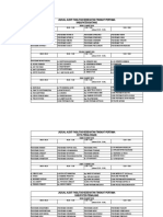 JADUAL AUDIT FASILITAS