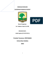 Makalah Biologi Klasifikasi Makhluk Hidup