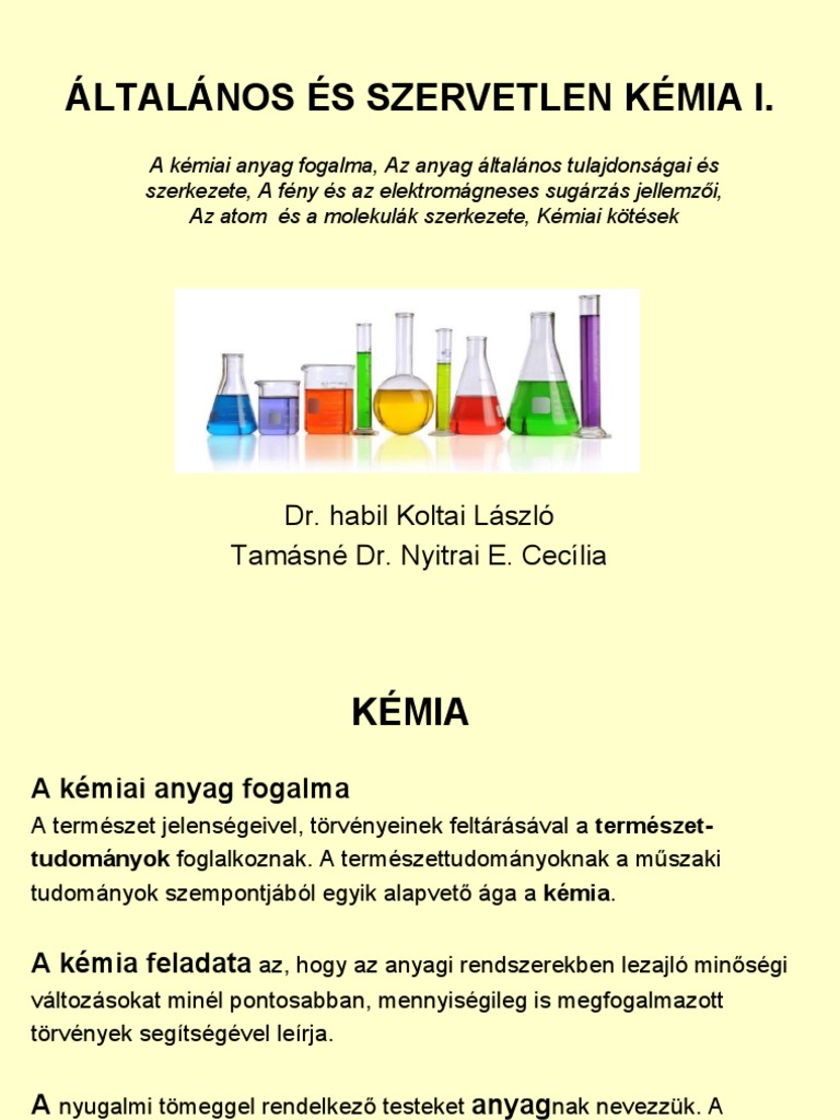 Műszaki_kémia_MM 1 | PDF