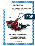 Proposal Bantuan Alat Tani Alsintan KT Sido Rejo