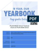 Yearbook Flyer