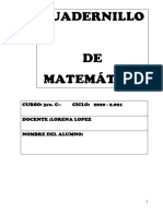 Cuadernillo de Matemática. Ultimo