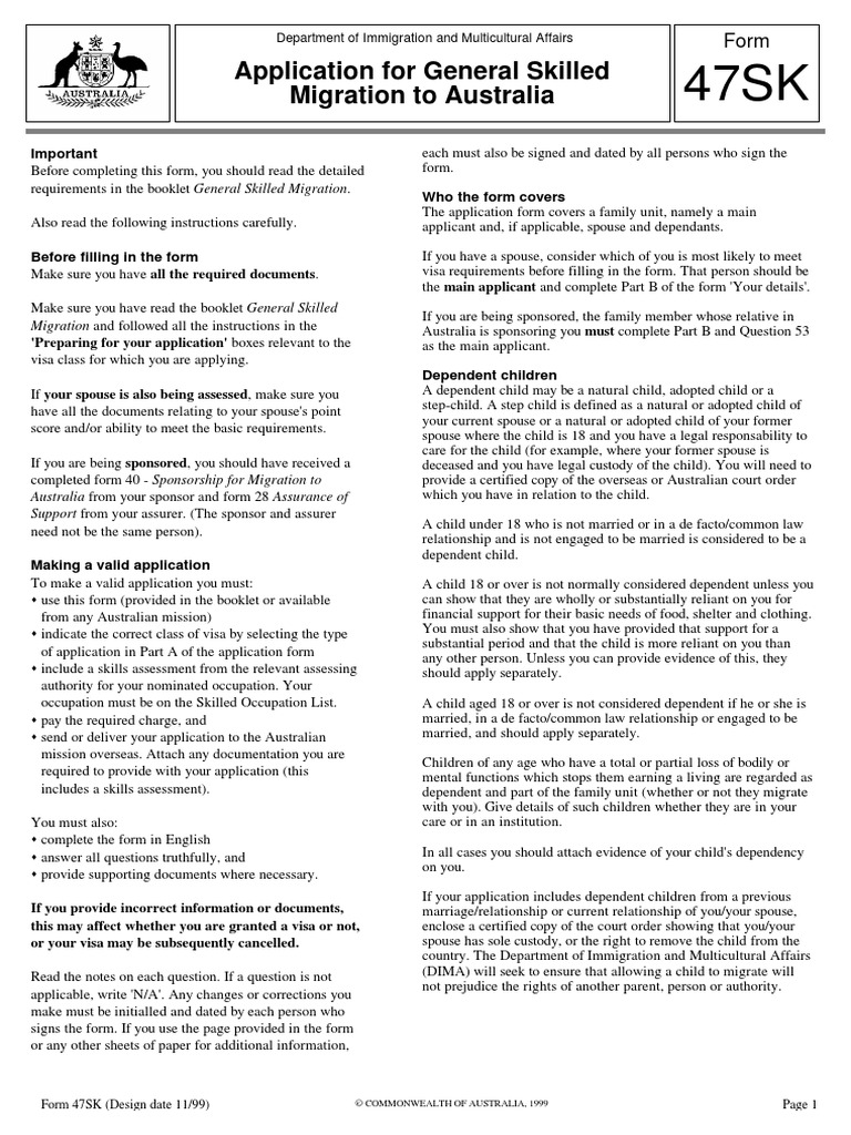 Child Dependency in Visa Applications | PDF | Social Science