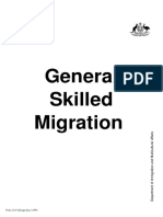 General Skilled Migration: Form 1119 (Design Date 11/99)