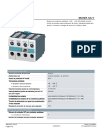 Datasheet 1744064 Siemens 3rh1921 1la11 Auxiliary Switch Module 1 Pcs