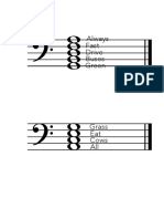 Sight Reading Materials Bass