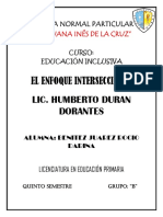 El Enfoque Interseccional: Lic. Humberto Duran Dorantes