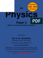 AS Physics First 6 Chapters - Solved