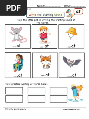 at-Word-Family-Write-Starting-Sound