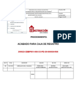 Procedimiento de Acabado para Cajas de Registro Rev 1