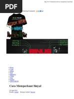 Download Cara Memperkuat Sinyal by San Toso SN62971250 doc pdf