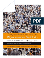 Resúmenes I Congreso Internacional Sobre Migraciones en Andalucía
