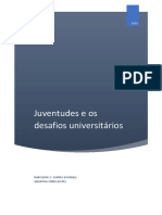 Juventude universitária e os desafios do trabalho, vida acadêmica e saúde