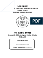 Raport Kurikulum Merdeka TK Hang Tuah