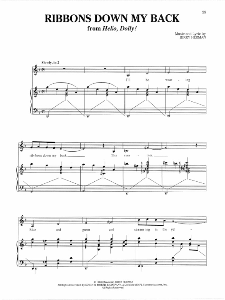 Ribbons down my back PDF