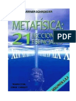 (Werner Schroeder) - Metafisica en 21 lecciones