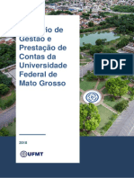 Relatório de Gestão e Prestação de Contas da UFMT 2018