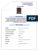 Esteticista CV Maria Jose