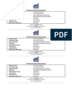 Official Receipt DTI