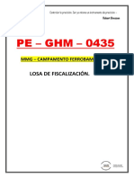PE - GHM - 0435: Losa de Fiscalización