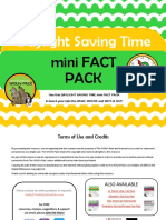 Daylight Saving Time Mini Fact Pack by The WOLFe Pack