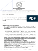 Concurso TAE Edital 1724 2022-Segunda Retificacao Edital