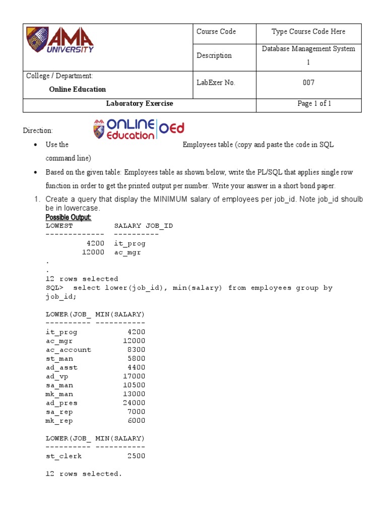 Acu a lance it6202 lab 007 pdf table database sql