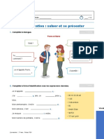 Cmar7 - TGV - Vocabulaire - 2 Identification Saluer Et Se Présenter