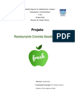 Projeto Restaurante Comida Saudável - Fresh