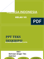 7 Teks Deskripsi