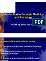 01.0 Introduction To Forensic Pathology