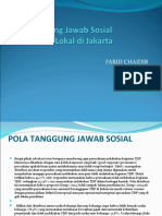 Pola Tanggung Jawab Sosial Perusahaan Lokal Di Jakarta