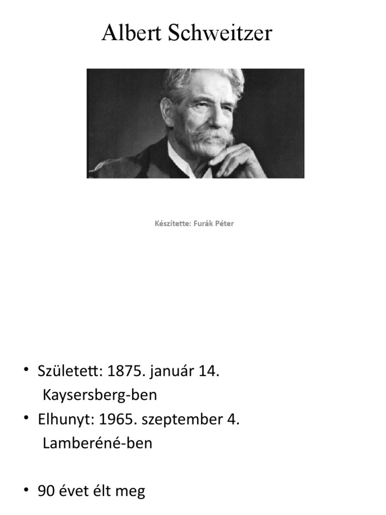 Albert Schweitzer PDF