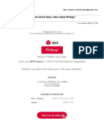 Gmail - Votre Colis DPD France Est Arrivé Dans Votre Relais Pickup !