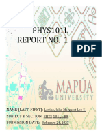 Lovino B9 Report1 PHYS101L