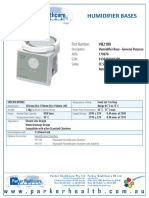 Humidifier Bases Care and Specs