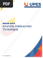 Aviation Forecasting Techniques - Sem 3 - MBA Aviation
