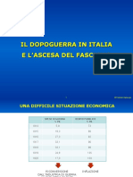 Dopoguerra Italiano e Ascesa Del Fascismo - 3L