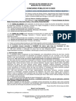 Concurso Público #01/2023: Estado Do Rio Grande Do Sul Município de Pouso Novo