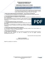 Concurso Público #01/2023: Estado Do Rio Grande Do Sul Município de Pouso Novo