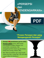 Persepsi Dan Mendengar