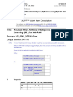 RP-220635 Revised WID Artificial Intelligence (AI) Machine Learning (ML) for NG-RAN-cl