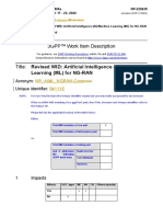 RP-220635 Revised WID Artificial Intelligence (AI) Machine Learning (ML) For NG-RAN-rm