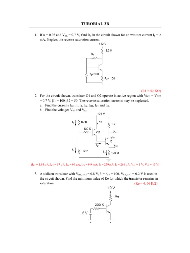 Tutorial 2B | PDF | Teaching Methods & Materials | Science & Mathematics